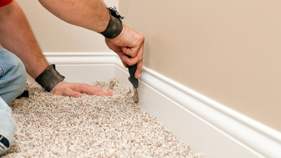 There are several components of a typical carpet installation